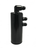 Black 3" Dual Inlet PCV Oil Catch Can